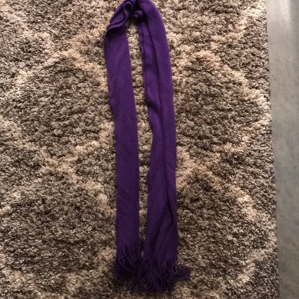 Purple scarf